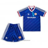 Retro Camiseta 2ª Manchester United 1986 Nino