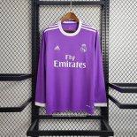 Retro Camiseta 2ª Real Madrid 2017-2018 Manga Larga