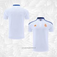 Camiseta Polo del Real Madrid 2022-2023 Blanco y Azul