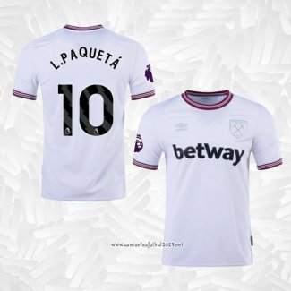 Camiseta 2ª West Ham Jugador L.Paqueta 2023-2024