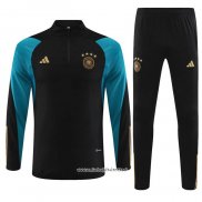 Chandal de Sudadera del Alemania 2023-2024 Nino Negro