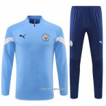 Chandal de Sudadera del Manchester City 2022-2023 Azul