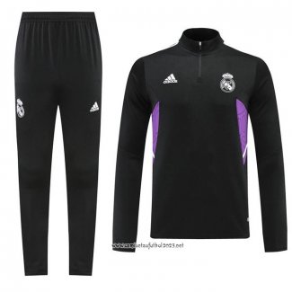 Chandal de Sudadera del Real Madrid 2022-2023 Negro