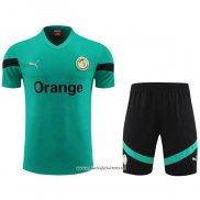 Chandal del Senegal 2023-2024 Manga Corta Verde - Pantalon Corto