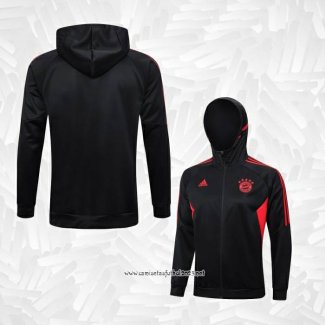 Chaqueta con Capucha del Bayern Munich 2023-2024 Negro