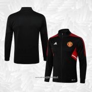 Chaqueta del Manchester United 2022-2023 Negro y Rojo