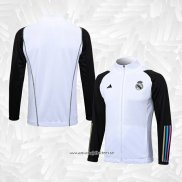 Chaqueta del Real Madrid 2023-2024 Blanco y Negro