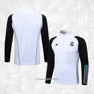 Chaqueta del Real Madrid 2023-2024 Blanco y Negro