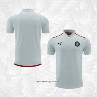 Camiseta Polo del Manchester City 2022-2023 Gris