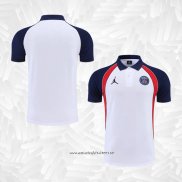 Camiseta Polo del Paris Saint-Germain Jordan 2022-2023 Blanco