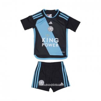 Camiseta 2ª Leicester City 2023-2024 Nino