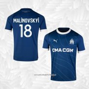 Camiseta 2ª Olympique Marsella Jugador Malinovskyi 2023-2024