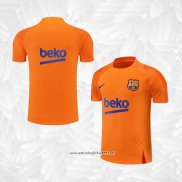 Camiseta de Entrenamiento Barcelona 2022-2023 Naranja