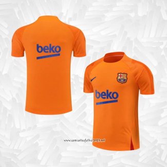 Camiseta de Entrenamiento Barcelona 2022-2023 Naranja