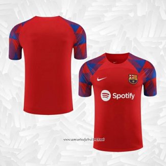 Camiseta de Entrenamiento Barcelona 2023-2024 Rojo