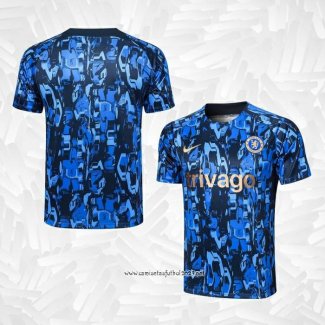 Camiseta de Entrenamiento Chelsea 2023-2024 Azul