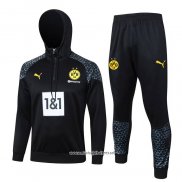 Chandal de Sudadera del Borussia Dortmund 2023-2024 Negro