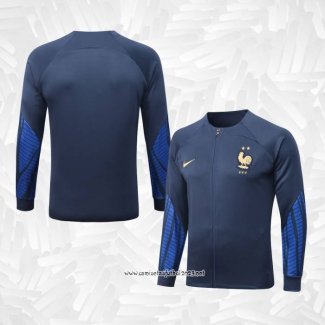 Chaqueta del Francia 2022-2023 Azul Oscuro