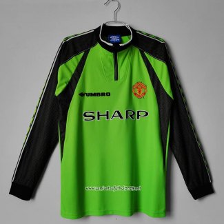 Retro Camiseta Manchester United Portero 1998-1999 Manga Larga