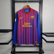 Retro Camiseta 1ª Barcelona 2011-2012 Manga Larga