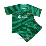 Camiseta Barcelona Portero 2023-2024 Nino Verde