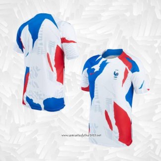 Camiseta Pre Partido del Francia 2022 Blanco