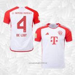 Camiseta 1ª Bayern Munich Jugador De Ligt 2023-2024