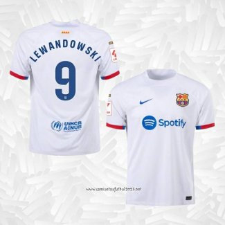 Camiseta 2ª Barcelona Jugador Lewandowski 2023-2024