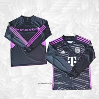 Camiseta 2ª Bayern Munich 2023-2024 Manga Larga