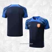 Camiseta de Entrenamiento Paises Bajos 2022-2023 Azul