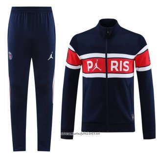 Chandal de Chaqueta del Paris Saint-Germain 2023-2024 Azul y Rojo