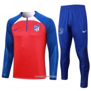 Chandal de Sudadera del Atletico Madrid 2023-2024 Rojo