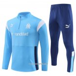 Chandal de Sudadera del Olympique Marsella 2023-2024 Nino Azul