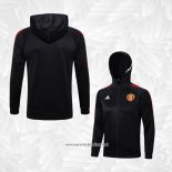 Chaqueta con Capucha del Manchester United 2022-2023 Negro