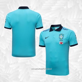 Camiseta Polo del Brasil 2022-2023 Azul