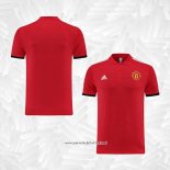 Camiseta Polo del Manchester United 2023-2024 Rojo