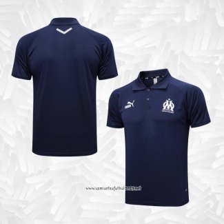 Camiseta Polo del Olympique Marsella 2023-2024 Azul Oscuro