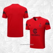 Camiseta de Entrenamiento AC Milan 2022-2023 Rojo