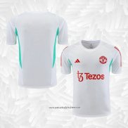 Camiseta de Entrenamiento Manchester United 2023-2024 Blanco