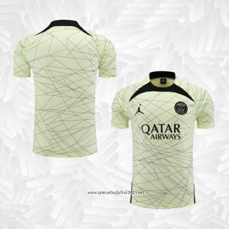 Camiseta de Entrenamiento Paris Saint-Germain Jordan 2023-2024 Amarillo