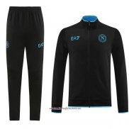 Chandal de Chaqueta del Napoli 2023-2024 Negro