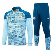 Chandal de Sudadera del Manchester City 2023-2024 Azul