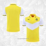 Camiseta Polo del Borussia Dortmund 2022-2023 Amarillo y Blanco