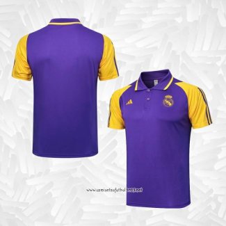 Camiseta Polo del Real Madrid 2023-2024 Purpura