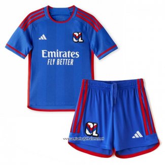 Camiseta 2ª Lyon 2023-2024 Nino