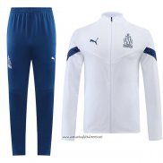 Chandal de Chaqueta del Olympique Marsella 2022-2023 Blanco