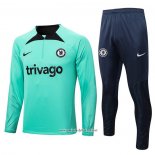 Chandal de Sudadera del Chelsea 2022-2023 Verde