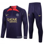 Chandal de Sudadera del Paris Saint-Germain 2023-2024 Nino Purpura