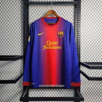 Retro Camiseta 1ª Barcelona 2012-2013 Manga Larga