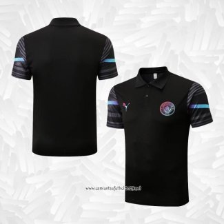 Camiseta Polo del Manchester City 2022-2023 Negro